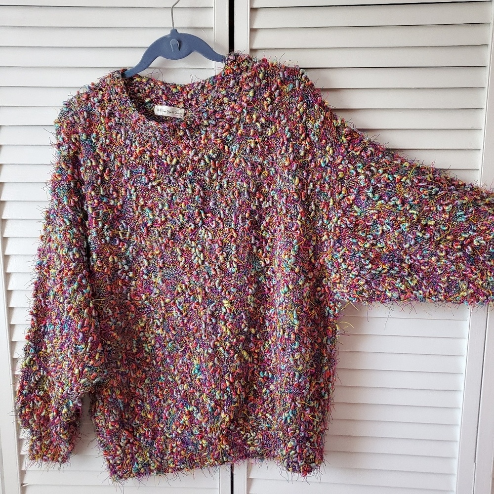 XL antique multicolored sweater - Picture 3 of 5